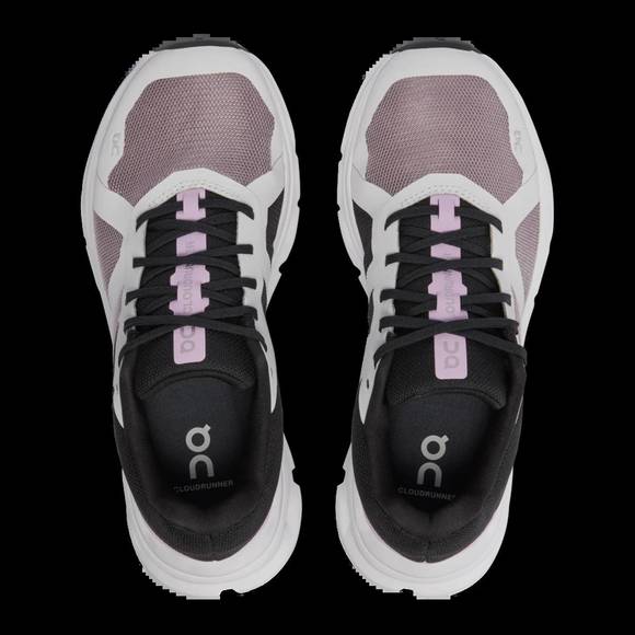 NEW ON RUNNING women's cloudrunner 1 running shoes in heron/black - Picture 3 of 3